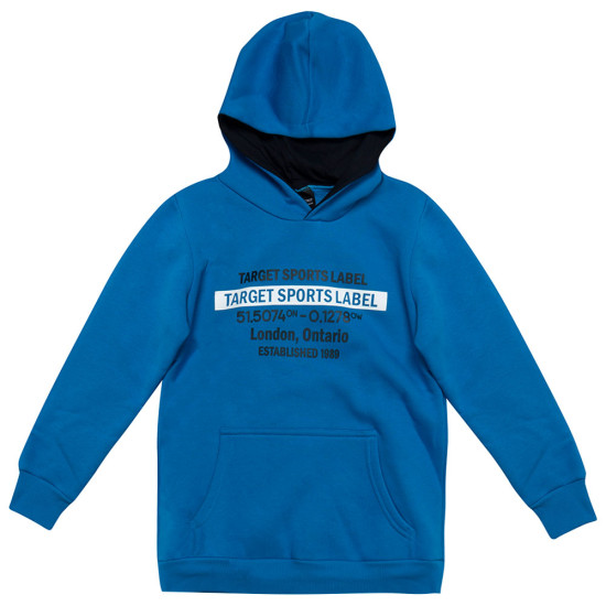 Target Παιδικές φόρμες σετ Hoodie & Cuffed Print Pants Fleece ''Sports''